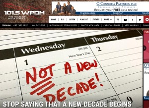 How wpdh.com looks like on a tablet such as an iPad.
