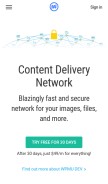 How wpmucdn.com looks like on a mobile device such as an iPhone.