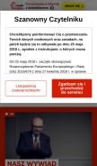 How wpolityce.pl looks like on a mobile device such as an iPhone.