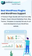 How wponlinesupport.com looks like on a mobile device such as an iPhone.