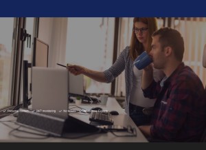 How wpprovider.com looks like on a tablet such as an iPad.