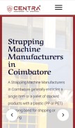 How wrappingmachinemanufacturers.com looks like on a mobile device such as an iPhone.