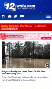 How wrdw.com looks like on a mobile device such as an iPhone.