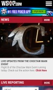 How wsop.com looks like on a mobile device such as an iPhone.