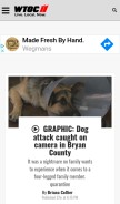 How wtoc.com looks like on a mobile device such as an iPhone.