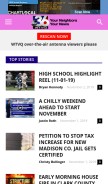 How wtvq.com looks like on a mobile device such as an iPhone.