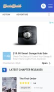 How wuxiaworld.site looks like on a mobile device such as an iPhone.