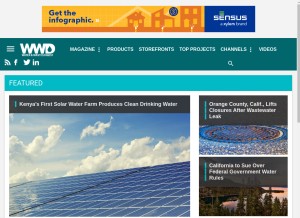 How wwdmag.com looks like on a tablet such as an iPad.
