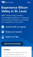 How wwt.com looks like on a mobile device such as an iPhone.