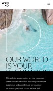 How wyndhamdestinations.com looks like on a mobile device such as an iPhone.