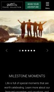 How xanterra.com looks like on a mobile device such as an iPhone.