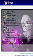 How xat.com looks like on a mobile device such as an iPhone.