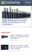 How xconomy.com looks like on a mobile device such as an iPhone.