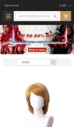 How xcoos.com looks like on a mobile device such as an iPhone.