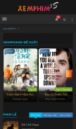 How xemphim3s.org looks like on a mobile device such as an iPhone.