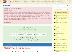 How xemtuong.net looks like on a tablet such as an iPad.