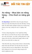 How xenang.com looks like on a mobile device such as an iPhone.