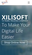How xilisoft.com looks like on a mobile device such as an iPhone.