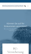 How xn--berufsunfhigkeitsversicherung-8pc.de looks like on a mobile device such as an iPhone.