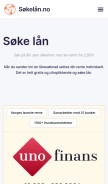 How xn--skeln-pra3k.no looks like on a mobile device such as an iPhone.