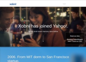 How xobni.com looks like on a tablet such as an iPad.