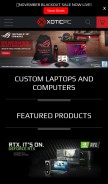 How xoticpc.com looks like on a mobile device such as an iPhone.