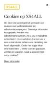 How xs4all.nl looks like on a mobile device such as an iPhone.