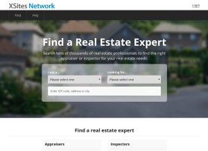 How xsitesnetwork.com looks like on a tablet such as an iPad.
