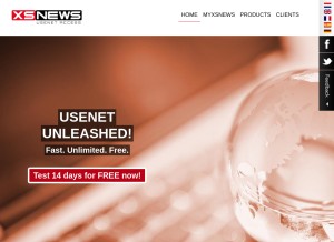 How xsnews.nl looks like on a tablet such as an iPad.