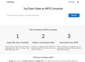 How xsongs1.websiteseguro.com looks like on a tablet such as an iPad.