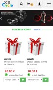 How xxcycle.fr looks like on a mobile device such as an iPhone.