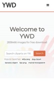 How ya-webdesign.com looks like on a mobile device such as an iPhone.