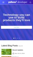 How yahooapis.com looks like on a mobile device such as an iPhone.