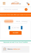 How yakarouler.com looks like on a mobile device such as an iPhone.