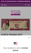 How yardofdeals.com looks like on a mobile device such as an iPhone.