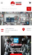 How yasuee.com looks like on a mobile device such as an iPhone.