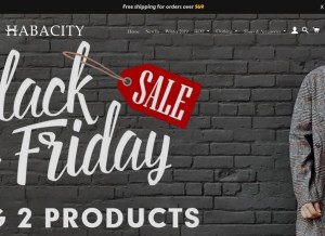 How yatacityshop.com looks like on a tablet such as an iPad.