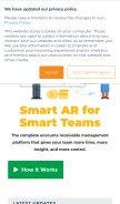 How yaypay.com looks like on a mobile device such as an iPhone.