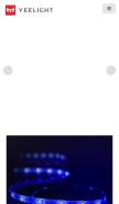 How yeelight.com looks like on a mobile device such as an iPhone.