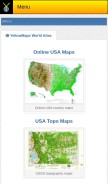 How yellowmaps.com looks like on a mobile device such as an iPhone.