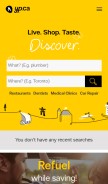 How yellowpages.ca looks like on a mobile device such as an iPhone.