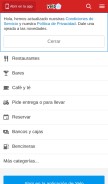 How yelp.cl looks like on a mobile device such as an iPhone.