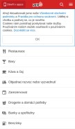 How yelp.cz looks like on a mobile device such as an iPhone.