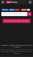 How yesmovies.cloud looks like on a mobile device such as an iPhone.