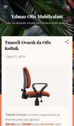 How yilmazofis.blogspot.com looks like on a mobile device such as an iPhone.