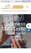How yiptel.com looks like on a mobile device such as an iPhone.