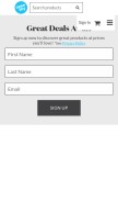 How ykso.co looks like on a mobile device such as an iPhone.