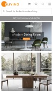 How yliving.com looks like on a mobile device such as an iPhone.