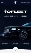 How yofleet.com looks like on a mobile device such as an iPhone.
