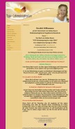 How yoga-lebensinspiration.ch looks like on a mobile device such as an iPhone.